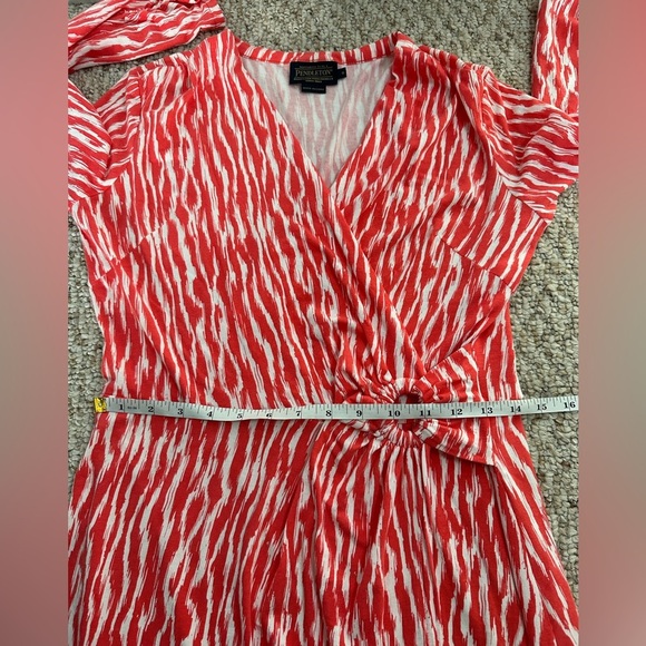 Pendleton Long Sleeve V-Neck Sheath Dress size S - Picture 9 of 10